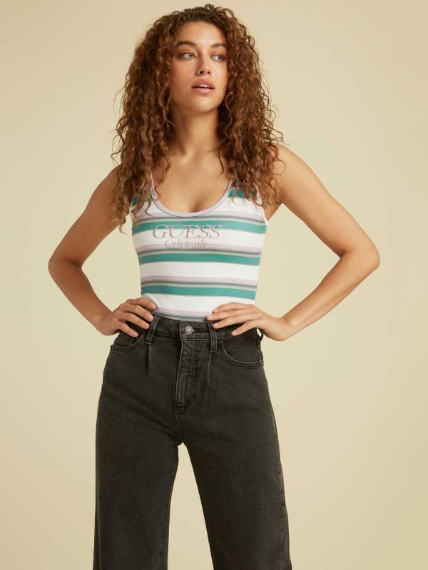 Guess Original Striped Bodysuit Dam Olika Färger | 246057-MQF