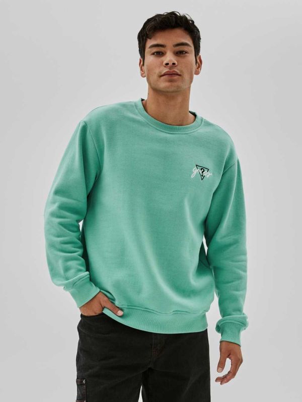 Guess Original x Anna Nicole Smith Sweatshirt Herr Gröna Blå | 823756-ELI