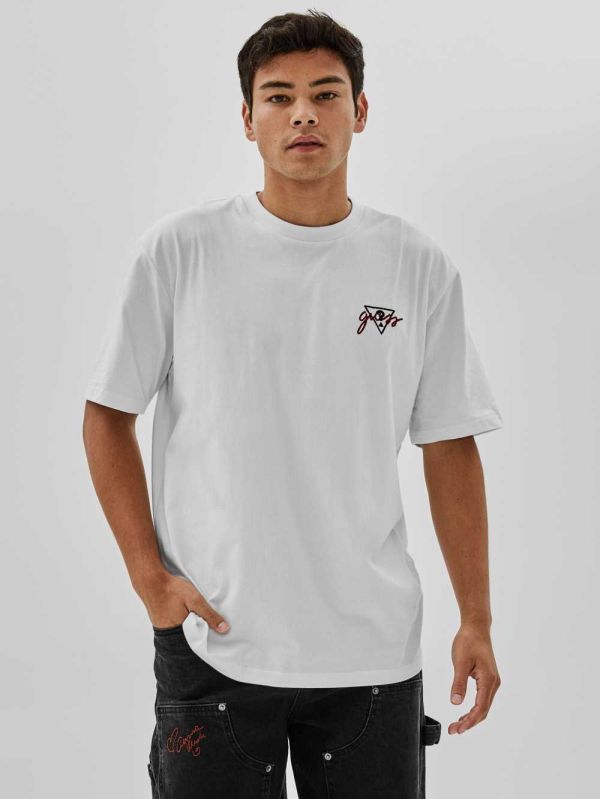 Guess Original x Anna Nicole Smith T-shirt Herr Vita | 593602-VGQ