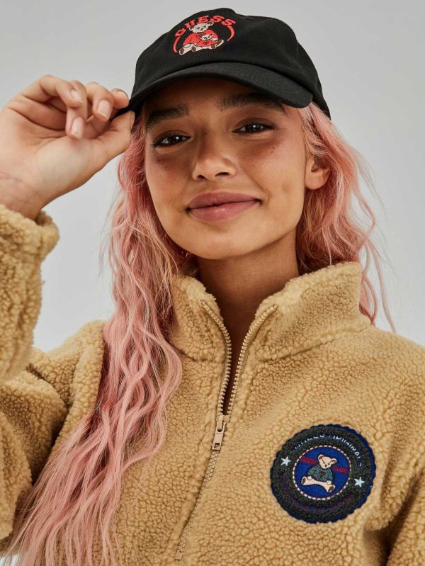 Guess Original x Bear Dad Hatt Dam Svarta | 069514-LOX