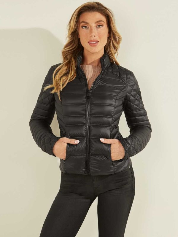 Guess Orsola Packable Down Jacka Dam Svarta | 246309-CTW