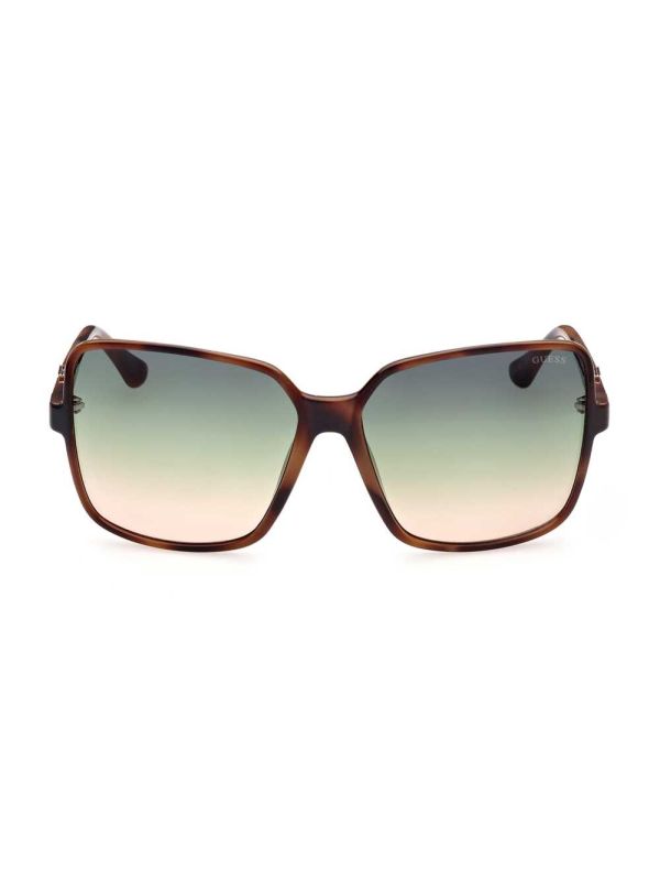 Guess Oversized Square Logo Solglasögon Dam Bruna | 684952-ULF