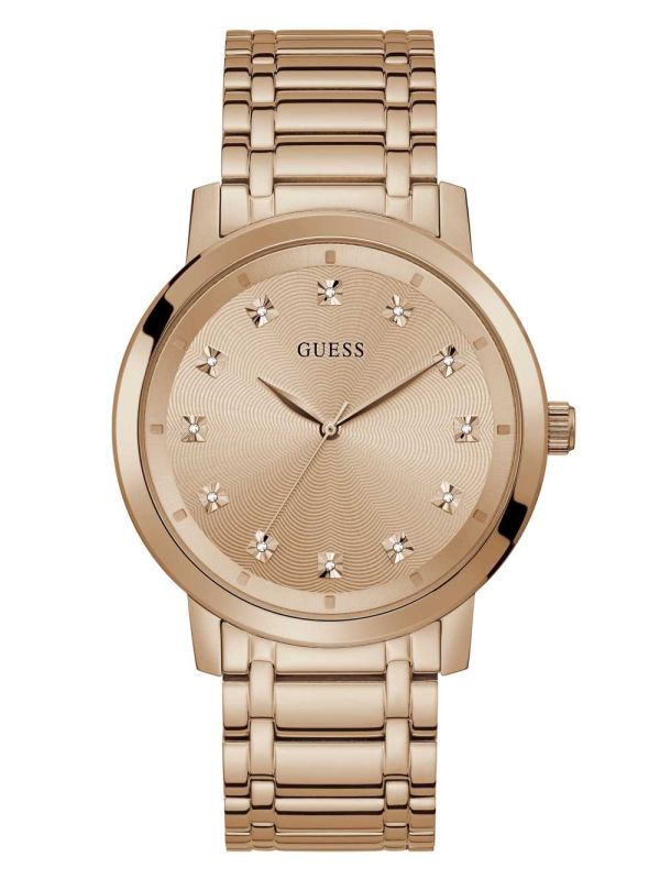 Guess Paragon Rose Gold-Tone Analog Klocka Herr Olika Färger | 480916-EBK