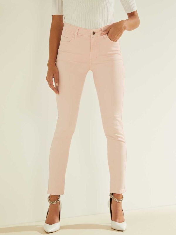 Guess Pastel Sexy Curve Skinny Jeans Dam Rosa | 382097-EPS