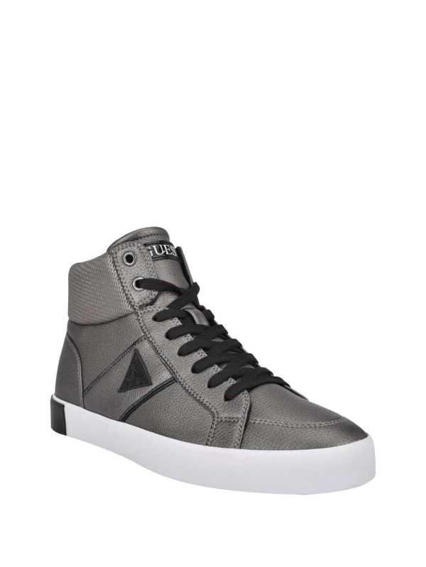 Guess Penzo High-Top Sneakers Herr Silver | 460872-KPL