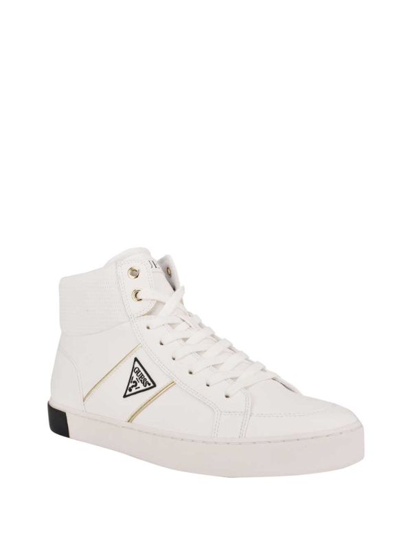 Guess Penzo High-Top Sneakers Herr Vita Olika Färger | 024916-FRC