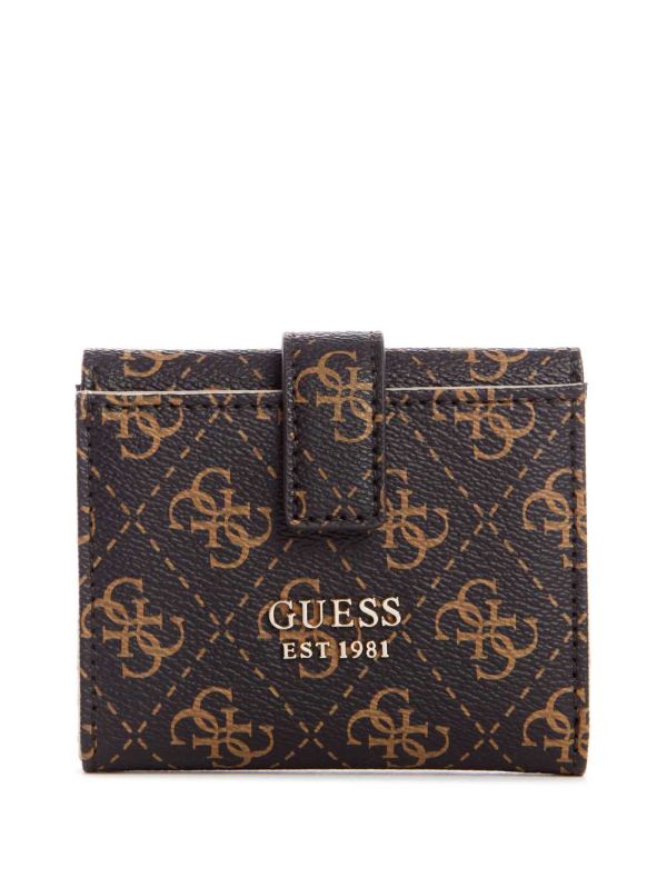 Guess Picnic Petite Trifold Plånbok Dam Bruna | 382195-AZO