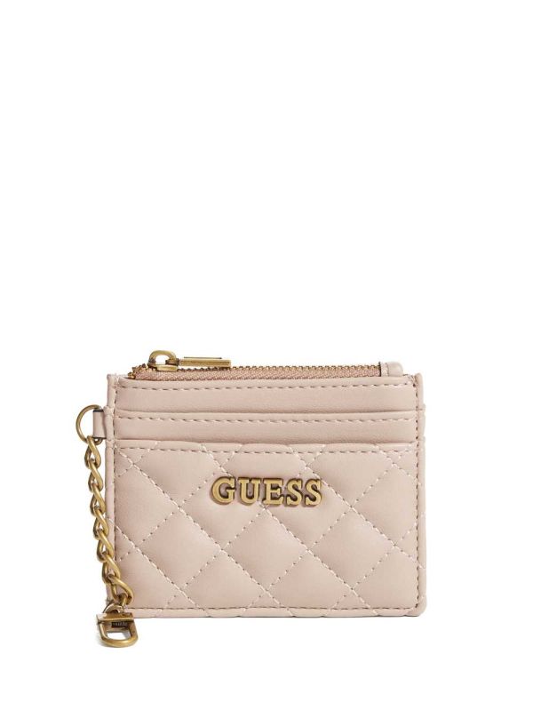 Guess Quilted Card Holder Plånbok Dam Bruna | 684590-CYE