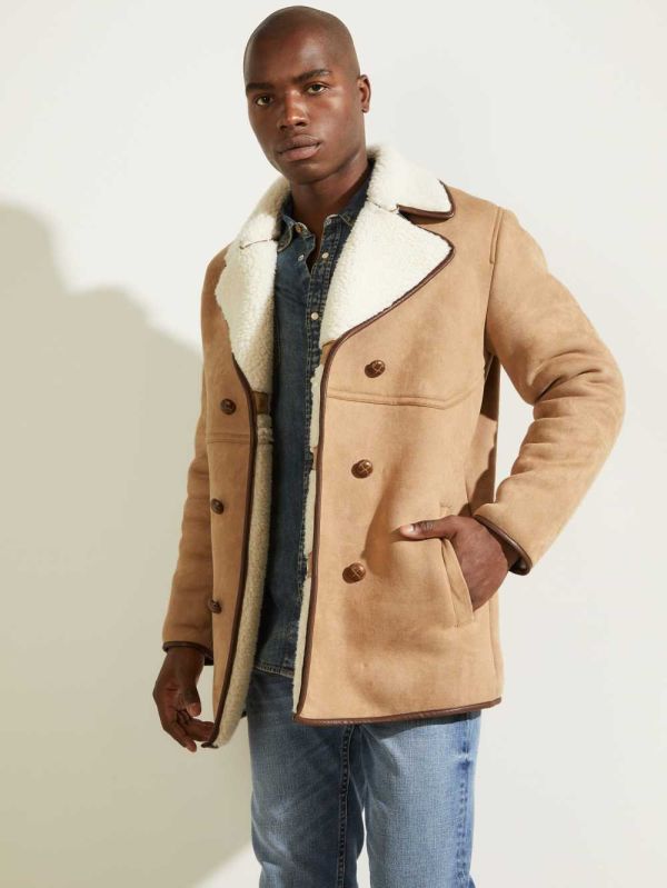 Guess Redford Sherpa-Fodrade Rockar Herr Bruna | 718350-KSU
