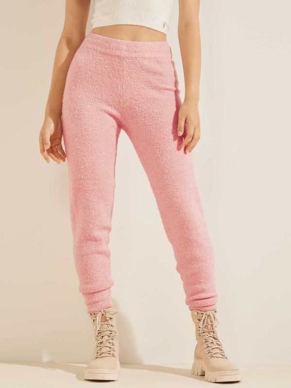 Guess Reeda Lurex Boucle Mjukisbyxor Dam Rosa Olika Färger | 374568-SXZ
