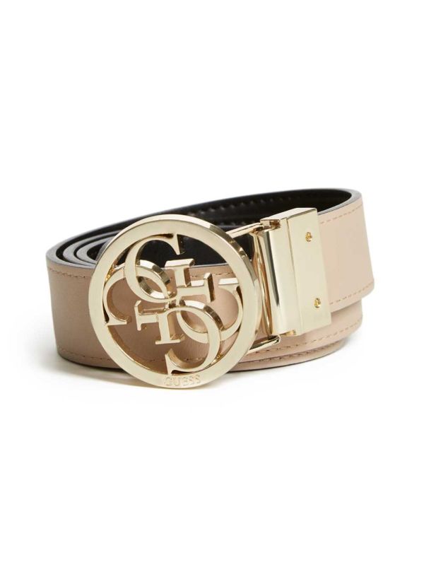 Guess Reversible Quattro G Spännen Bälte Dam Grå Vita | 489105-QCL