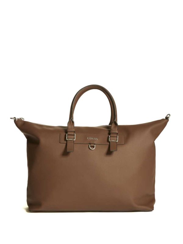 Guess Riviera Duffle Bag Väska Herr Bruna | 642078-RJC
