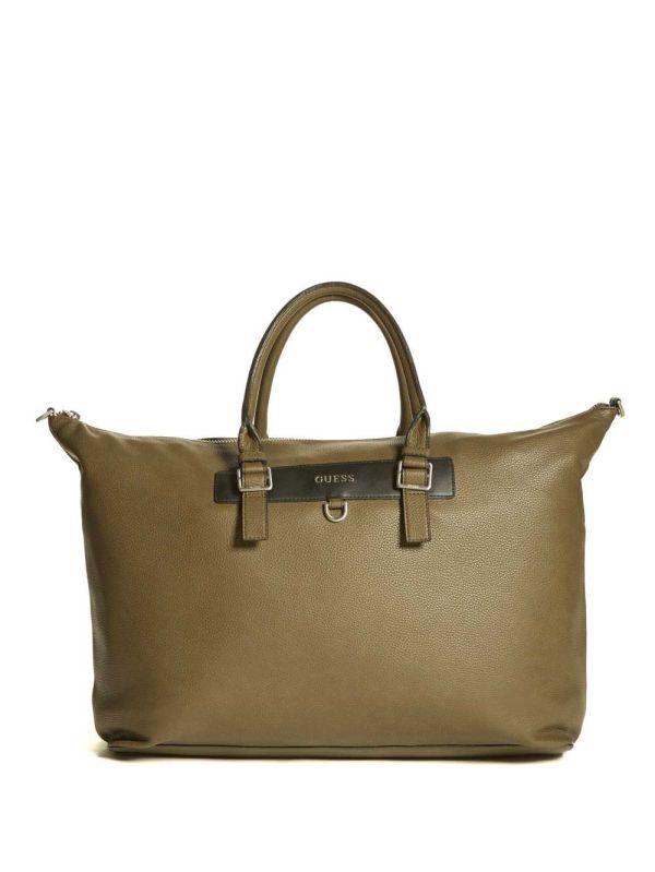 Guess Riviera Duffle Bag Väska Herr Gröna | 258970-FDB
