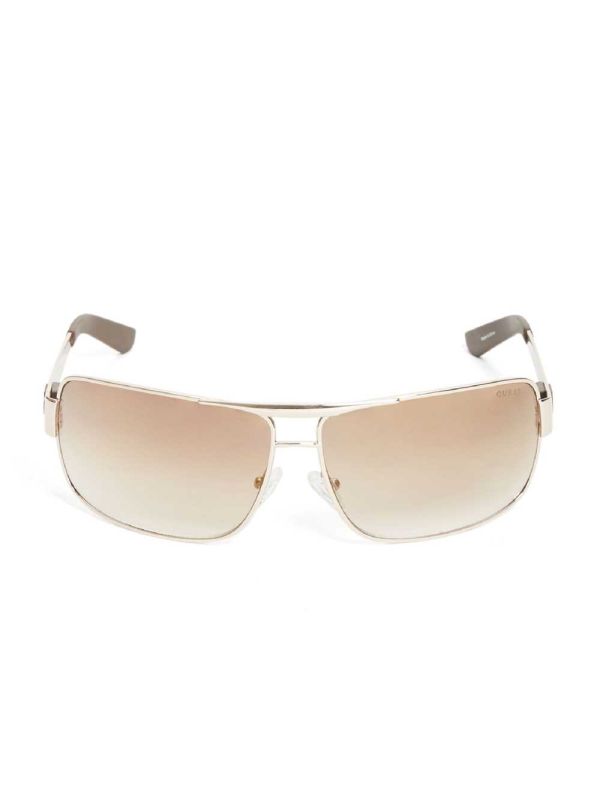 Guess Ron Navigator Solglasögon Herr Guld | 219465-XAE