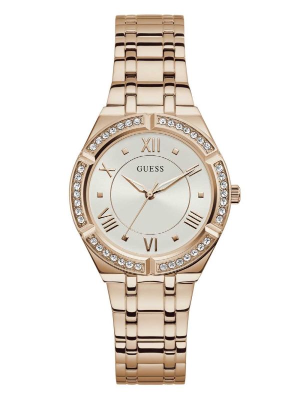 Guess Rose Gold-Tone Analog Klocka Dam Rosa Guld | 439256-IWC