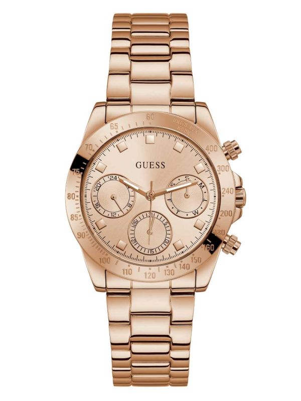 Guess Rose Gold-Tone Multifunction Klocka Dam Olika Färger | 062348-QVW