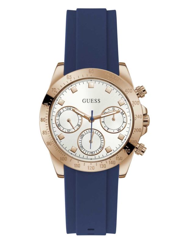 Guess Rose Gold-Tone and Blue Chronographic Klocka Dam Olika Färger | 956247-CSK