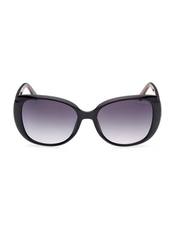 Guess Round-Square Solglasögon Dam Silver | 512089-DMR