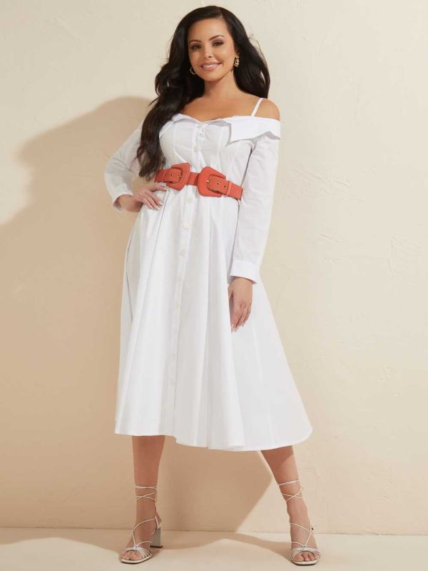 Guess Sadira Skjorta Dam Vita | 710948-IMY