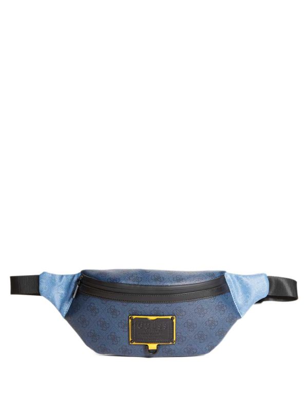 Guess Salameda Fanny Pack Väska Herr Blå Olika Färger | 143928-HYA