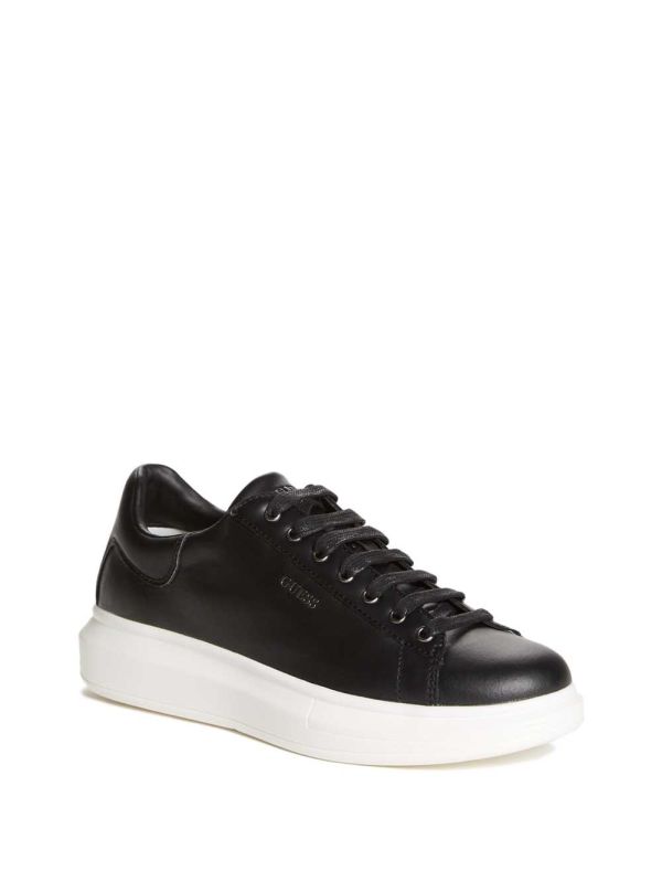 Guess Salerno Low-Top Sneakers Herr Svarta | 130582-JAI