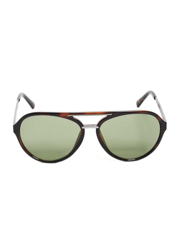 Guess Samuel Logo Aviator Solglasögon Herr Svarta Ljusgröna | 103578-HCL