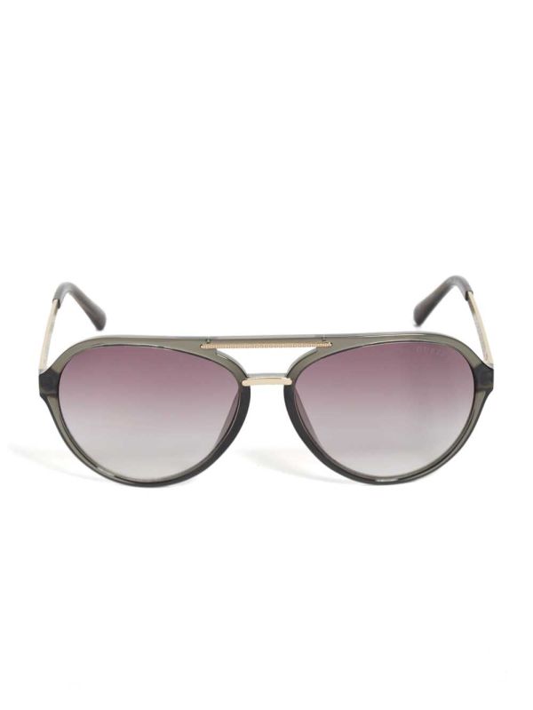 Guess Samuel Logo Aviator Solglasögon Herr Grå | 258406-UDS