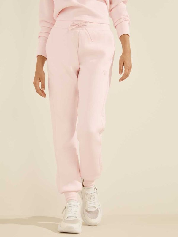 Guess Scuba Logo Tape Mjukisbyxor Dam Rosa | 097621-MFP