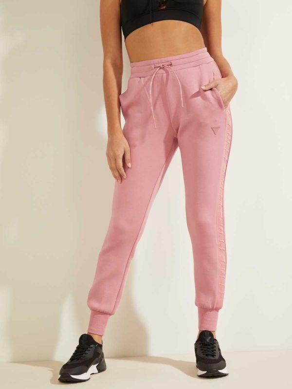 Guess Scuba Logo Tape Mjukisbyxor Dam Rosa | 396417-RKY