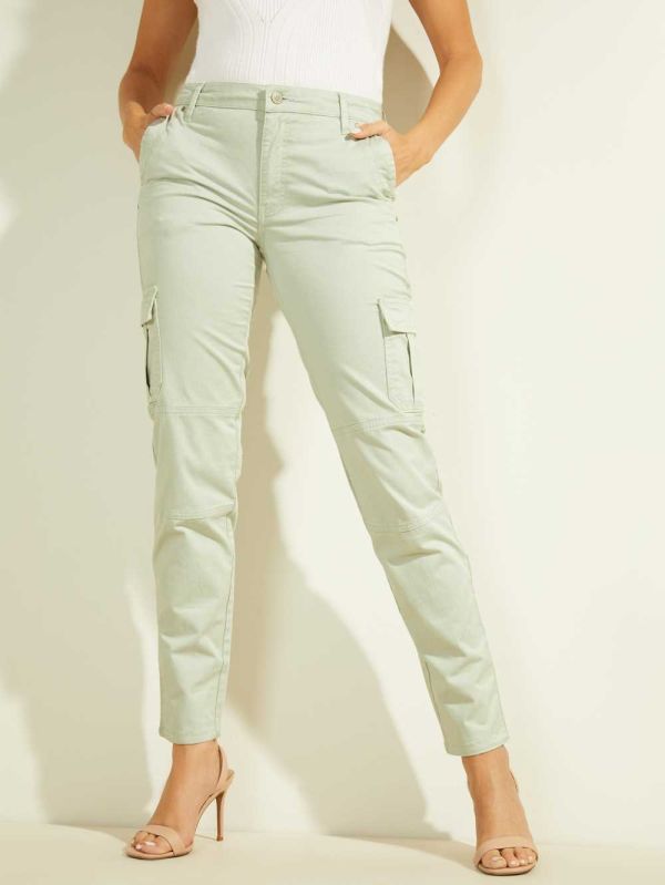 Guess Sexy Cargo Byxor Dam Ljusturkos | 520436-QOP