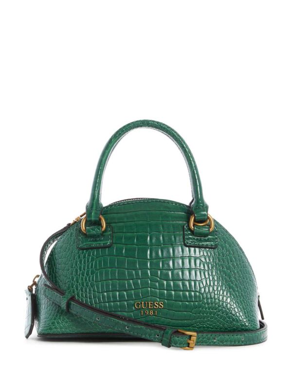 Guess Shilah Small Dome Crossbody Väska Dam Gröna | 280917-EVD