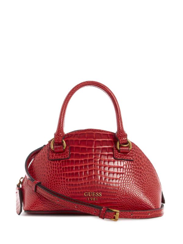Guess Shilah Small Dome Crossbody Väska Dam Röda | 675824-CGU