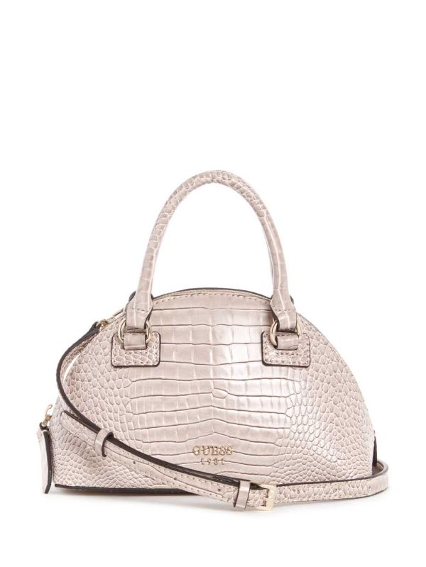 Guess Shilah Small Dome Crossbody Väska Dam Ljusrosa | 826104-RSY