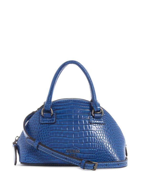 Guess Shilah Small Dome Crossbody Väska Dam Kungsblått | 941623-DBY