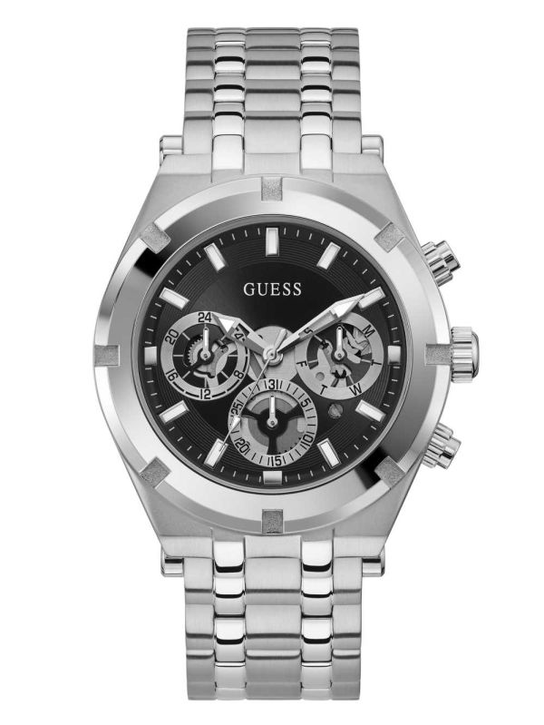 Guess Silver-Tone Multifunction Klocka Herr Olika Färger | 806147-YID