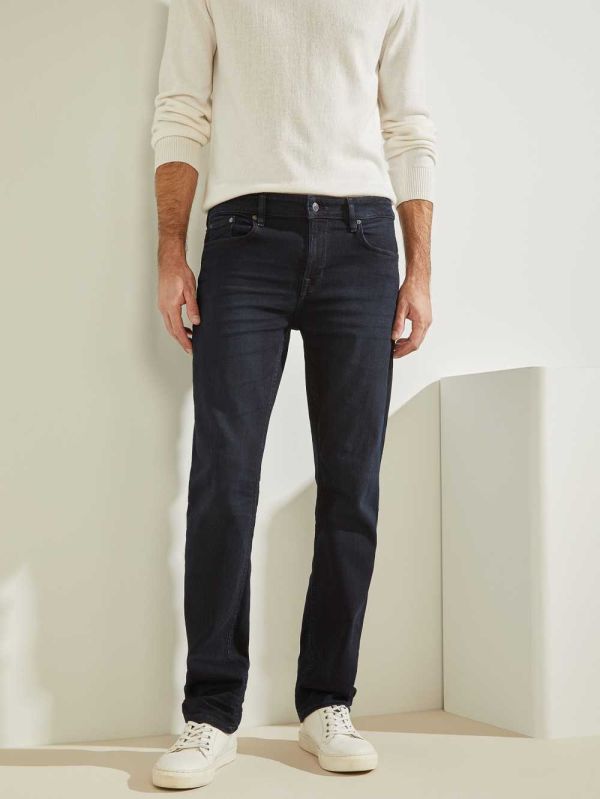 Guess Slim Straight Jeans Herr Mörkblå | 347019-FIS
