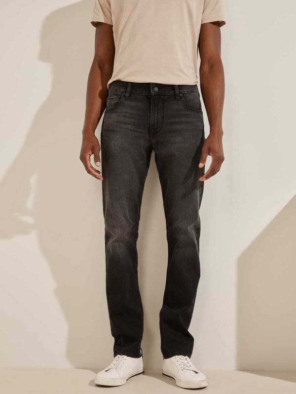 Guess Slim Tapered Jeans Herr Svarta | 145863-KNZ
