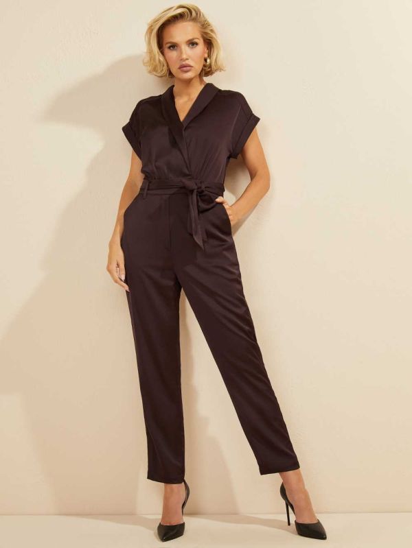 Guess Sophie Jumpsuit Dam Vinröda | 531970-ZES