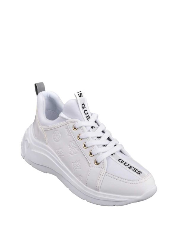 Guess Speerit Logo Sneakers Dam Vita Olika Färger | 862093-DQG