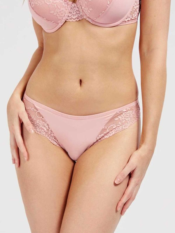 Guess Spets Brief Panty Underkläder Dam Ljusrosa | 248031-WKX