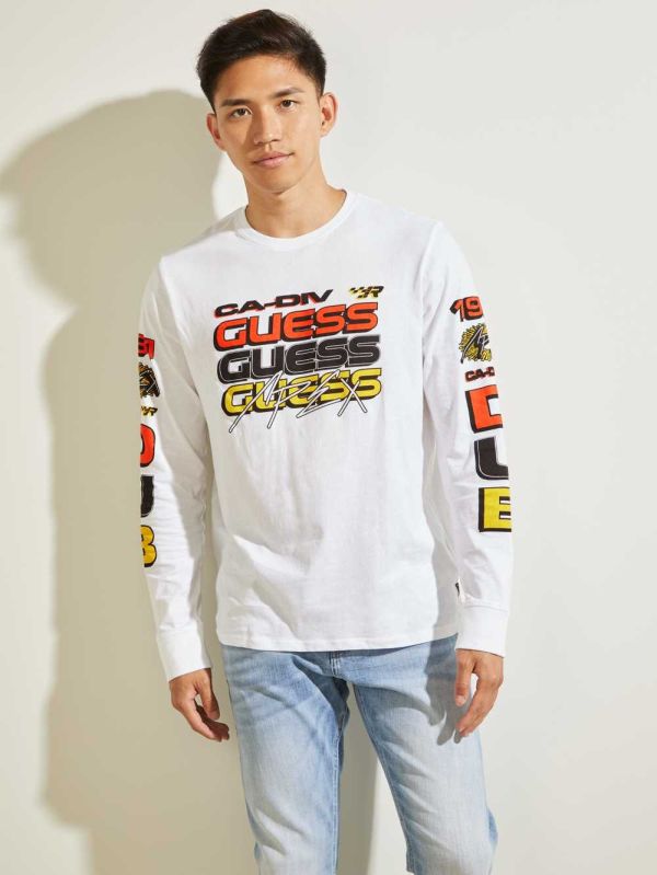 Guess Sport Logo T-shirt Herr Vita | 437190-BQK