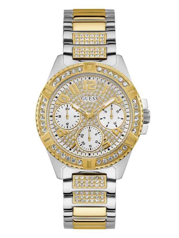 Guess Sport Two-Tone Klocka Dam Guld | 614873-RYL