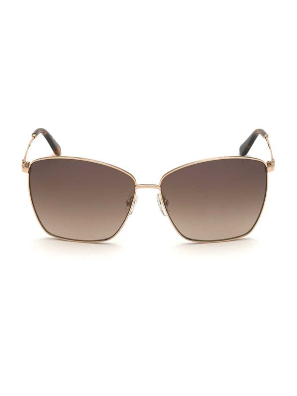 Guess Square Metal Solglasögon Dam Guld | 304158-YOF