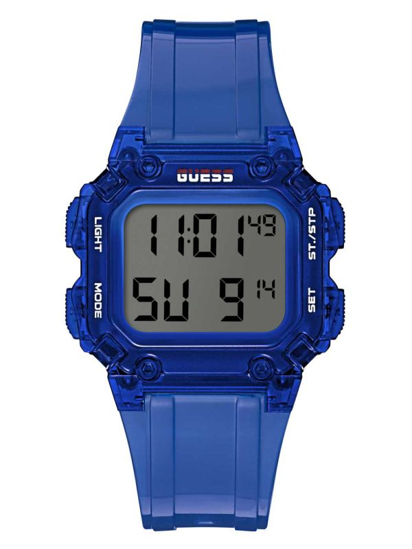 Guess Stealth Blue Digital Klocka Herr Olika Färger | 182659-SWA