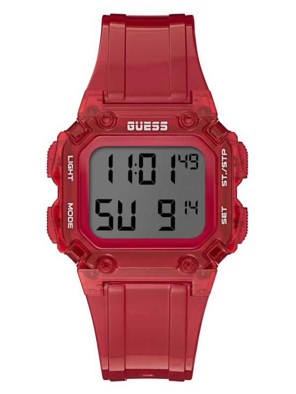 Guess Stealth Red Digital Klocka Herr Olika Färger | 306924-RIO