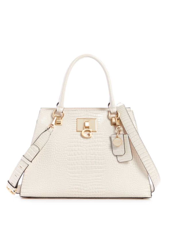 Guess Stephi Girlfriend Satchel Väska Dam Grå | 369072-GWU