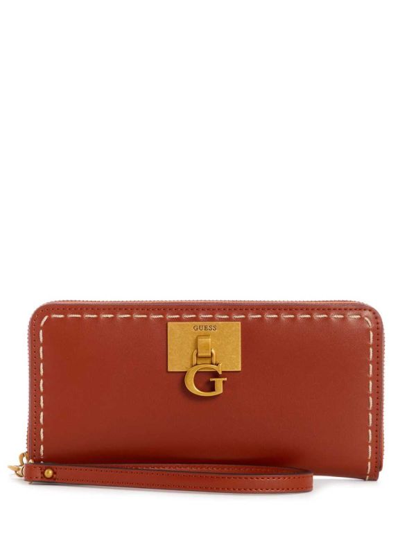 Guess Stephi Large Zip-Around Plånbok Dam Vinröda | 018976-WBC
