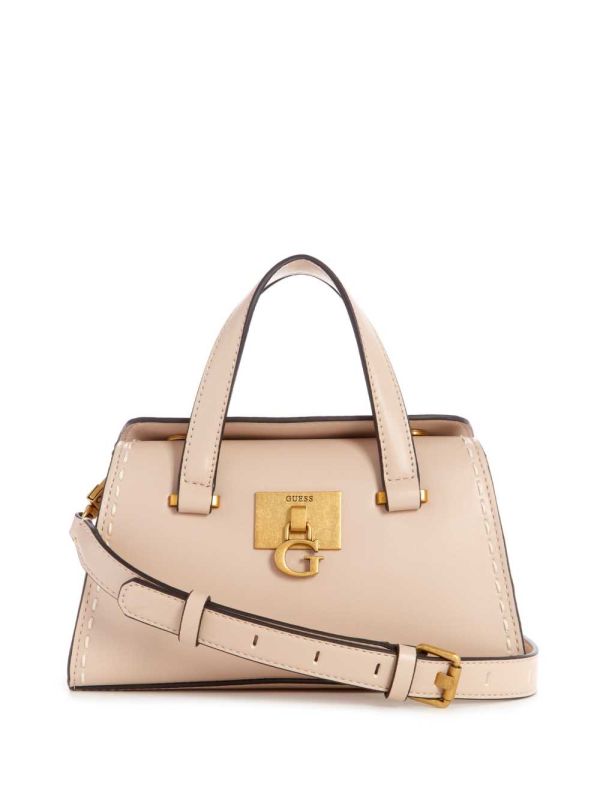 Guess Stephi Mini Satchel Väska Dam Gröna | 760125-HDR