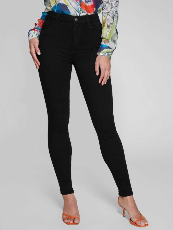 Guess Stiletto 97 Skinny Jeans Dam Svarta | 230619-YHP