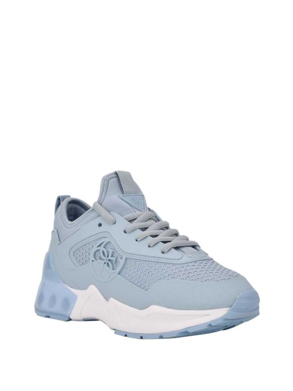 Guess Teckie Quattro G Sneakers Dam Ljusblå | 841529-YGJ